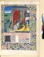 Francais 81, fol. 203, Arrivee de Wenceslas IV a Reims, Assemblee de Reims (1398)